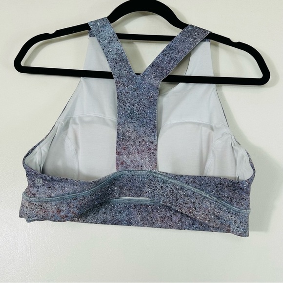 Lululemon Fast & Free Bra (Nulux) Summer Haze Multi- Size 12 - Picture 5 of 7